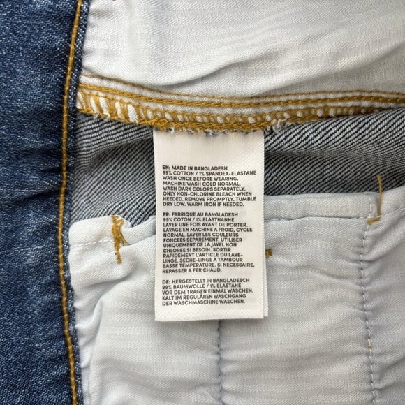 Land’s End Pleated Wide Leg Trouser Jeans (Sz Pet 12) High Rise Elevated Basic - Picture 10 of 10